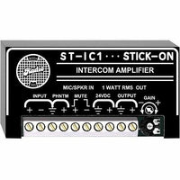 RDL ST-IC1 STICK-ON Series Intercom Electronics Amplifier with Push-to-Talk
