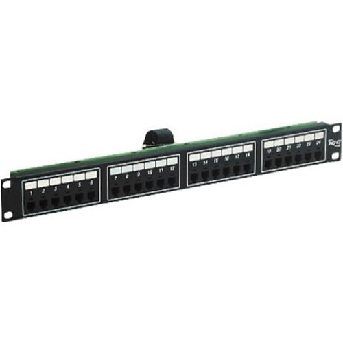 ICC ICMPP24T2C Voice 8P2C Patch Panel with Male Telco in 24-Port and 1U