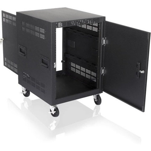 AtlasIED RX14-25 14 Rack Units, 25 Depth Mobile Cabinet)