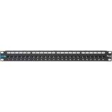 ICC ICMPP24CP6 CAT6 24-Port Feed-Through Patch Panel, 1U RMS