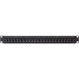 ICC ICMPP24CP6 CAT6 24-Port Feed-Through Patch Panel, 1U RMS