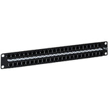 ICC ICMPP48C61 CAT6 48-Port Feed-Through Patch Panel, 1U RMS