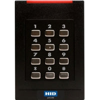HID 921PHRNEK0002G pivCLASS SE RPK40-H Smart Keypad Reader, 125 kHz HID Prox, AWID and EM4102, Contactless PKI-Based FIPS 201, RS485 FDX, Pigtail, Red LED, Flash Green, Beep, Black