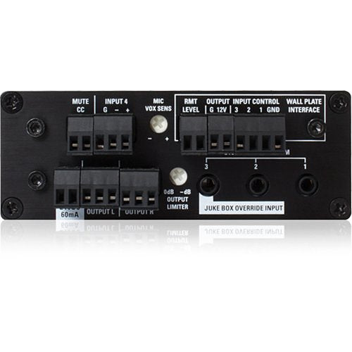 AtlasIED TSD-MIX42RT 4x2 Mic Line Mixer 24V with Priority Sense and Remote Control