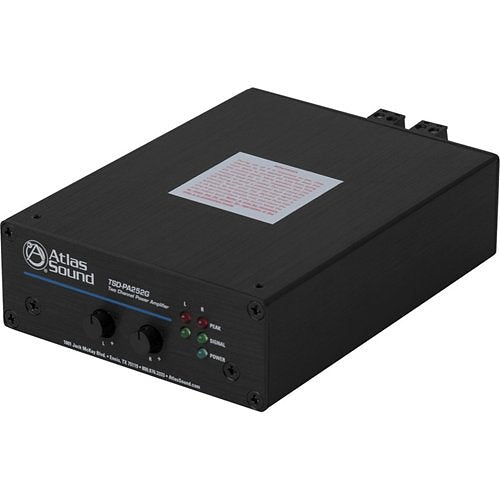 AtlasIED TSD-PA252G 2-Channel Power Amplifier, 25W at Ohms