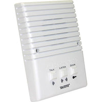 TekTone IR104E Tek-ENTRY Apartment Intercom Station, 4-Wire, Flush Mount, ABS Plastic, White