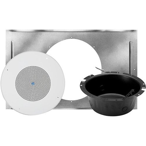 AtlasIED SD72W-KIT4 SD72 Speaker, 62-8 Baffle, CS95-8 Back Box, and 81-8R T-Bar Bridge Kit