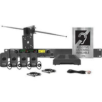 Listen Technologies LS-55 16-Piece iDSP Prime Level III Stationary RF System, 72 MHz
