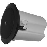 AtlasIED FAP40T-B 4" In-Ceiling Speaker with 16W 70V, 100V Transformer and Ported Enclosure, Black