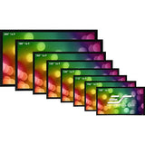 Elite Screens ER100WH2 Sable Frame Series CineWhite 100" 16:9 4K Ultra HD Wall Mount Fixed Frame Projector Screen