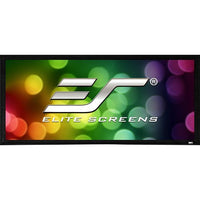 Elite Screens ER100WH2 Sable Frame Series CineWhite 100" 16:9 4K Ultra HD Wall Mount Fixed Frame Projector Screen