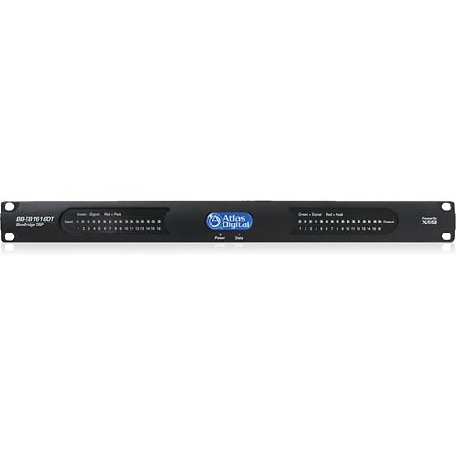 AtlasIED BlueBridge Expansion I/O Box with Dante BB-EB1616DT