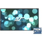 Elite Screens AR180WH2 Aeon Series Fixed Frame Projection Screen with EDGE FREE Technology, 180"