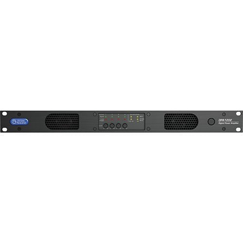 Atlas DPA1202 Channel1200W Networkable Multi-Channel Power Amplifier with Optional Dante Network Audio