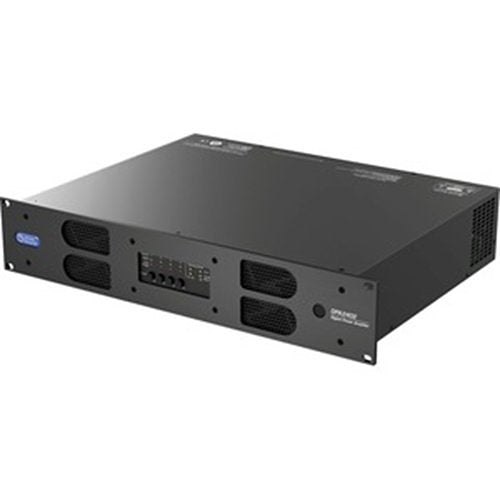 AtlasIED DPA2402 2400W Networkable Multi-Channel Power Amplifier with Optional Dante Network Audio