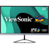 ViewSonic VX2276-SMHD 22 Inch 1080p Monitor, IPS Display with Ultra-Thin Bezels and Eye Care Technology for Home and Office Entertainment
