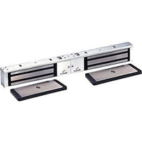 DynaLock 2022-392-US28 2022-392 2000 Series 1200 lb Double Electromagnetic Lock Outswing, Locknetics 392 Exact Retro-fit, Satin Aluminum