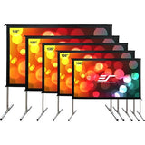 Elite Screens OMS120H2-DUAL Yard Master WraithVeil Dual Series 120" Outdoor Portable Projector Screen, 16:9