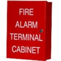 Space Age Electronics SSU00637 IF-Series Terminal Cabinet, 6-1/2"W 8-5/8"H 2-1/2"D, Keyed Lock, Red