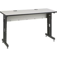 Training Table, 60"W x 24"D, Gray