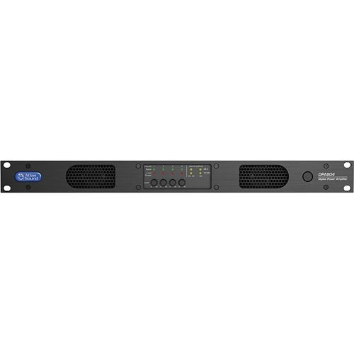 AtlasIED DPA804 800W Networkable 4-Channel Power Amplifier with Optional Dante Network Audio