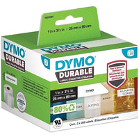 DYMO 1933081 LabelWriter Durable Shipping Labels, 1" x 3-1/2" - DYMO