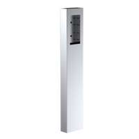 Pedestal Pro 104CAB-AIPH-03-304 54" Steel Combo Pedestal - Aiphone IX-DVF-4A