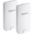 TRENDnet TEW-840APBO2K 14 dBi Wi-Fi AC867 Outdoor PoE Preconfigured Point-to-Point Bridge Kit