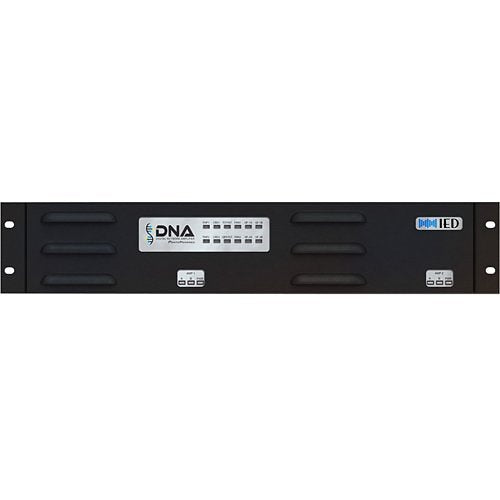 AtlasIED DNA2404DL Series UL-1711 Listed 70.7-VOLT 4-Channel Amplifeir with DANTE Network Audio