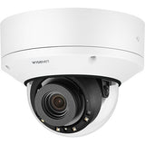 Hanwha XND-8081REV X Series 5MP Vandal Indoor IR IP Dome Camera with PoE Extender, 2.8-12mm, White