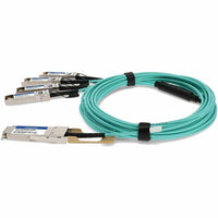 AddOn ADD-Q28ARS28CI-O15M Arista Networks® AOC-Q-4S-100G-15M to Cisco® SFP-25G-AOC15M Compatible TAA Compliant 100GBase-AOC QSFP28 to 4xSFP28 Direct Attach Cable (850nm, MMF, 15m)