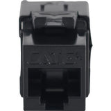 ICC IC107GATBK CAT6A RJ45 Keystone Jack for HD Style, 10-Pack, Black