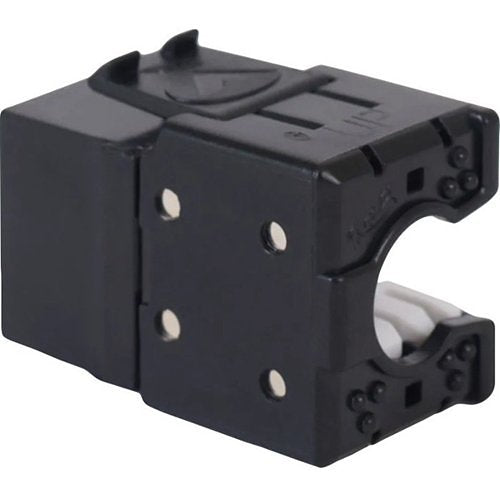 ICC IC107GATBK CAT6A RJ45 Keystone Jack for HD Style, 10-Pack, Black