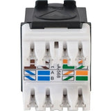 ICC IC107GATBK CAT6A RJ45 Keystone Jack for HD Style, 10-Pack, Black