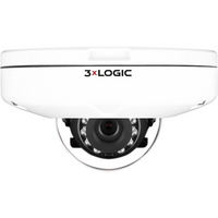3xLOGIC VX-SMBK-D-IW VISIX 4MP Mini-Dome Camera with IR and WDR, 4mm Lens