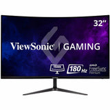 ViewSonic VX3218-PC-MHD 32 Inch 1080p Curved Gaming Monitor, 180Hz and 1ms for Smooth Gameplay, FreeSync Premium and Eye Care Technology, HDMI