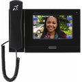 Aiphone IX-MV7-HB-L 7" Color Touchscreen IP Master Station with T-Coil Hearing Aid Supported Handset, Black