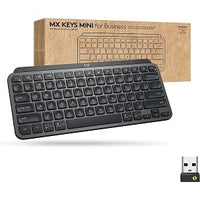 Logitech 920-010594 The Master Series MX Keys Mini for Business Advanced Wireless Illuminated Keyboard, Graphite English