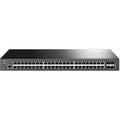 TP-Link SG3452X Omada Access Plus 48-Port Gigabit L2+ Managed Switch with (4) 10GE SFP+ Slots, Black