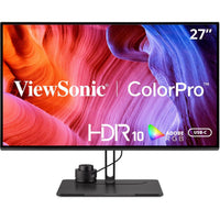 ViewSonic VP2786-4K 27 Inch Premium IPS 4K USB C Monitor with Integrated Color Wheel, 100% Adobe RGB, 98% DCI-P3, Pantone Validated, 90W Charging