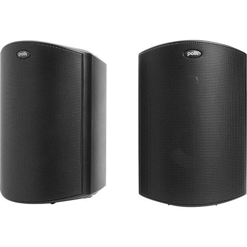 Polk Audio AM6085 Atrium 6 All Weather Outdoor Loudspeaker with 5.25" Driver, 1" Tweeter and Power Port Bass Venting, Pair, Black