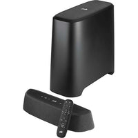 Polk Audio 300410-01-00-101 MagniFi Mini AX Ultra-Compact Dolby Atmos Sound Bar with Wireless Subwoofer, Black