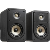 Polk Audio ES15 Signature Elite Series High-Resolution Compact Bookshelf Speakers, Pair, Black