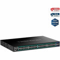 TRENDnet TPE-3524S 52-Port Gigabit Web Smart PoE+ Switch with 10Gb SFP+ Slots, 410W