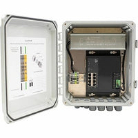 EtherWAN EASYPOE4P EasyPoE Lite Series NEMA Rated Cabinet with 4-Port 10/100/1000BASE-T PoE, 1-Port 10/100/1000BASE-T RJ45 and Surge Suppressor