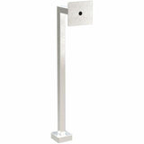 Pedestal Pro 22PE1-DOOR-01-304 45" Stainless Gooseneck Pedestal - DoorBird D1101KH