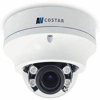 IDIS AV02CLD-200 ConteraIP Outdoor Dome Series 2.1MP Dome IP Camera All-in-One H.265/H.264 Total PoE Solution, PoE and Auxiliary Powe, NDAA Conplient