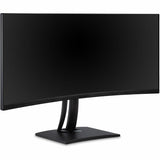 ViewSonic VP3456A 34 Inch 1440p Ultrawide ColorPro Monitor, Curved Display with 100% sRGB and Pantone Validated for Professional Graphic Design
