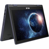 ASUS BR1204F BR1204FGA-YS14T-S 12.2" Touchscreen Rugged Convertible 2 in 1 Notebook - WUXGA - Intel N-Series N100 - 4 GB - Mineral Gray