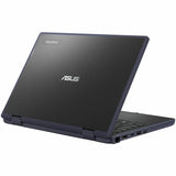 ASUS BR1104F BR1104FTA-YS24T 11.6" Touchscreen Rugged Convertible 2 in 1 Notebook - HD - Intel N-Series N250 - 8 GB - 128 GB SSD - Mineral Gray